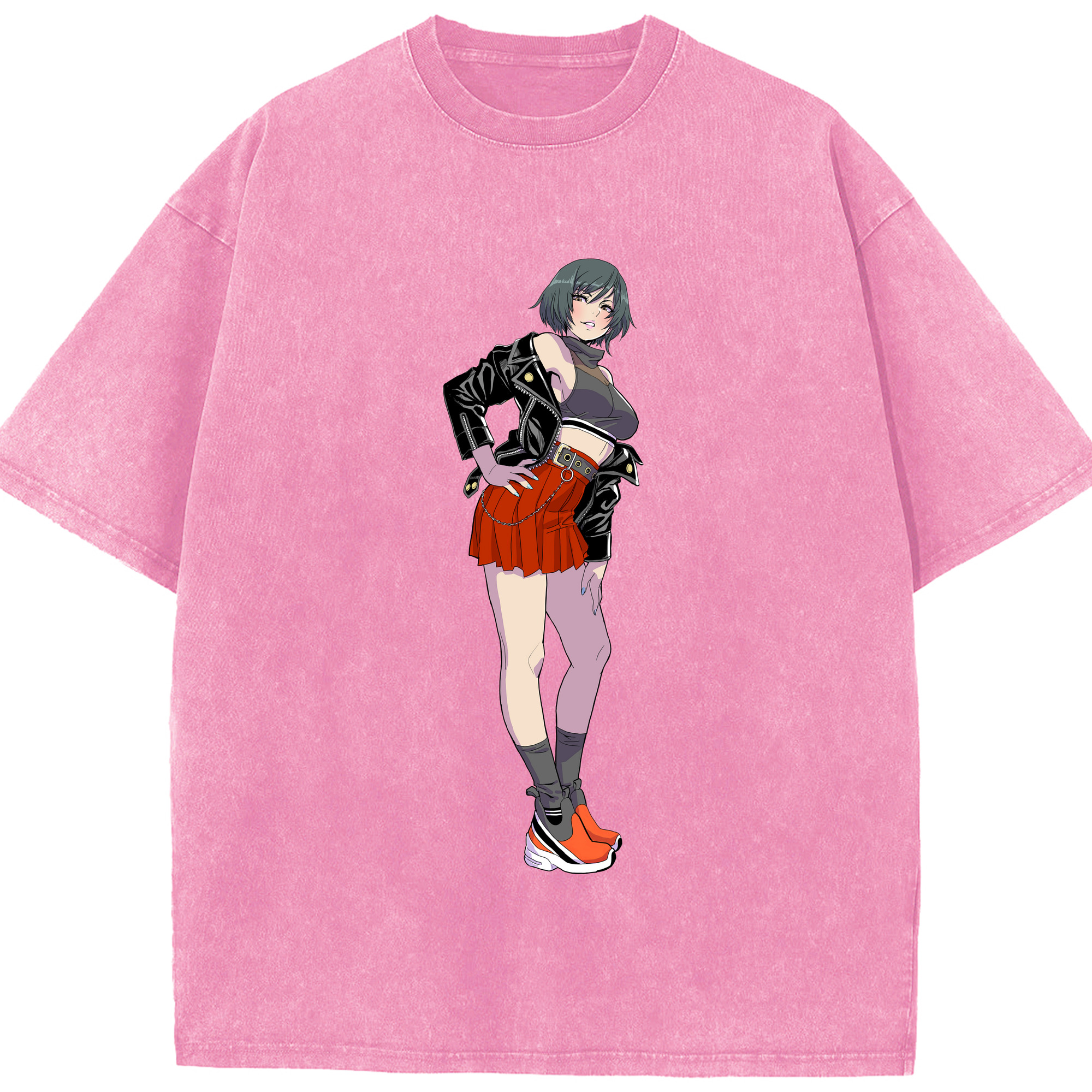 （画像用） 呪術廻戦 Jujutsu Kaisen 綿100% ヴィンテージ風 半袖Tシャツ（フロントプリント）